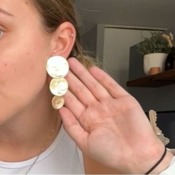 NEW Clip On Dangle Drop Earrings - Picture 6 of 10